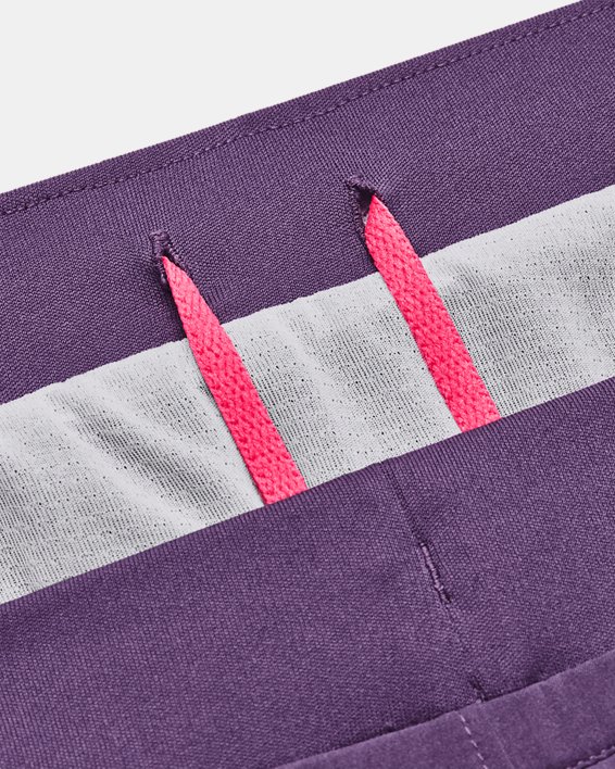 Women's UA Fly-By Elite 3'' Shorts, Purple, pdpMainDesktop image number 6